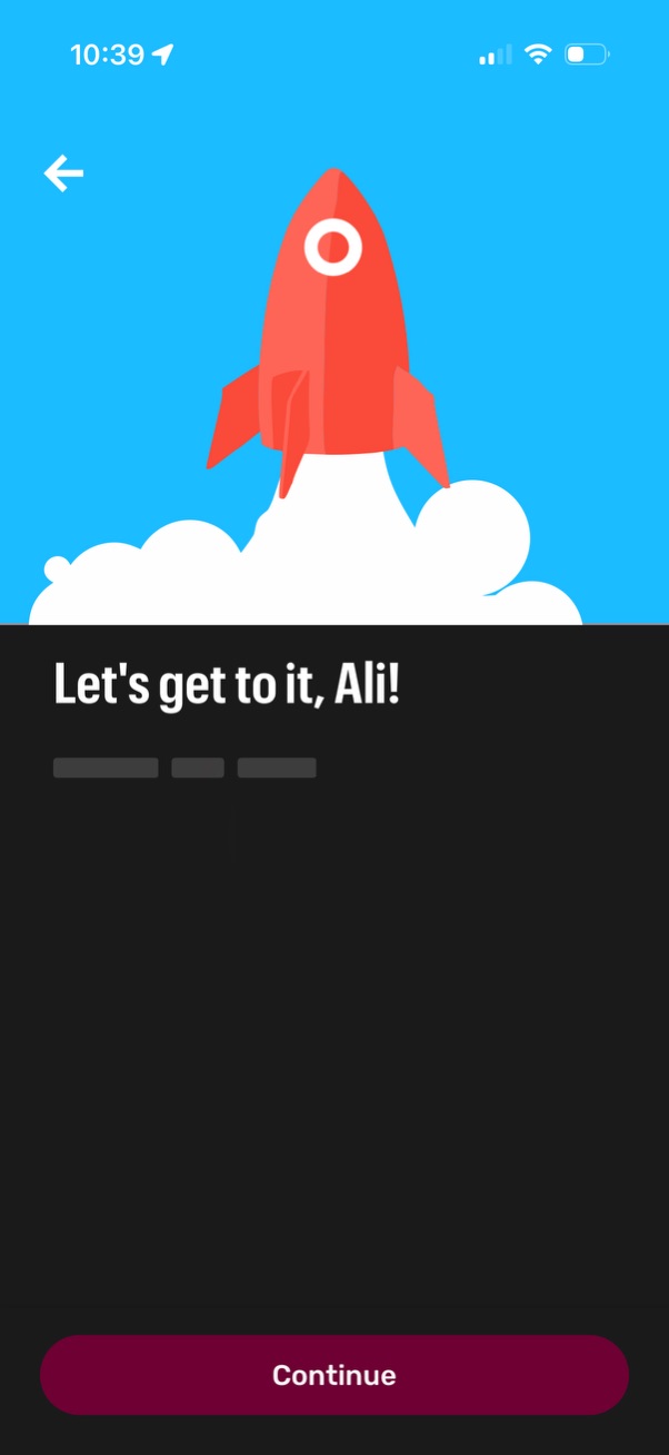 zero onboarding screenshot