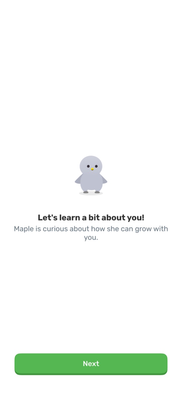 finch onboarding screenshot