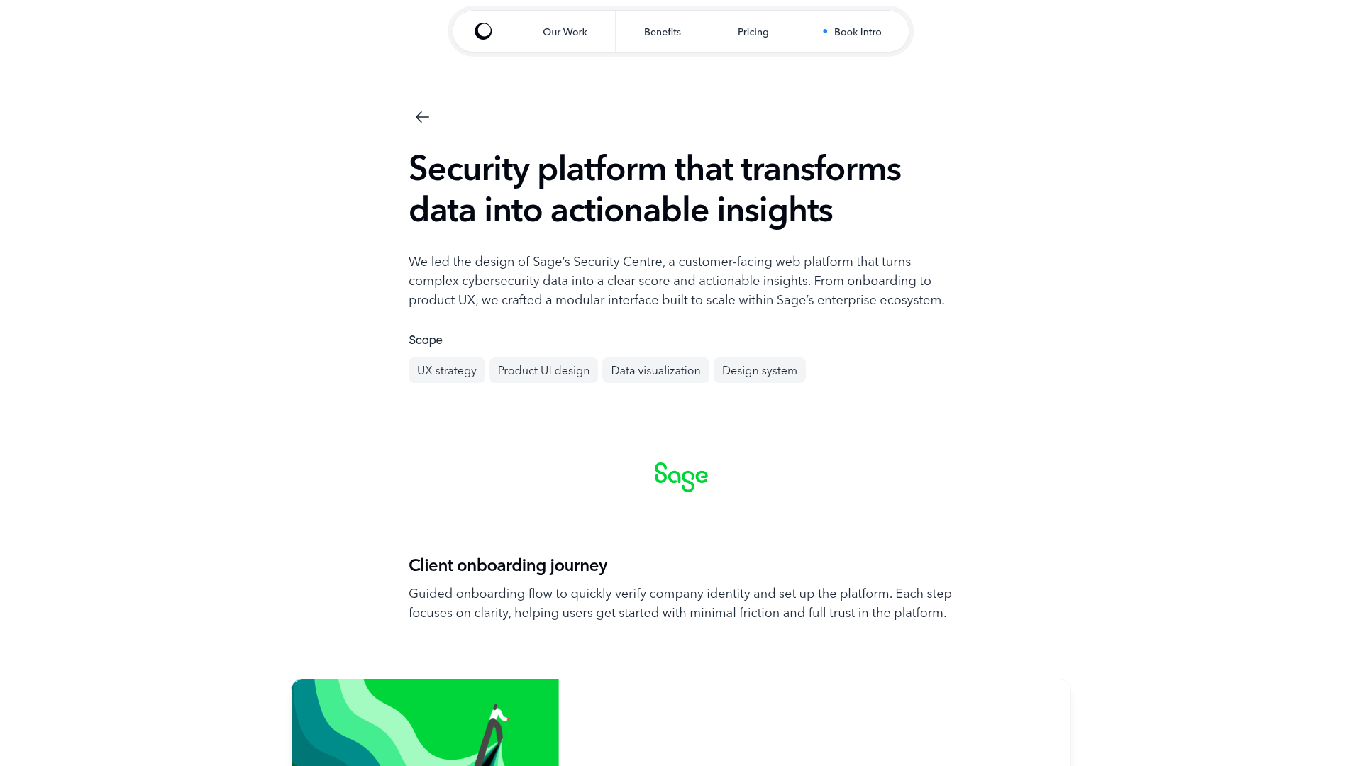 artysan onboarding screenshot