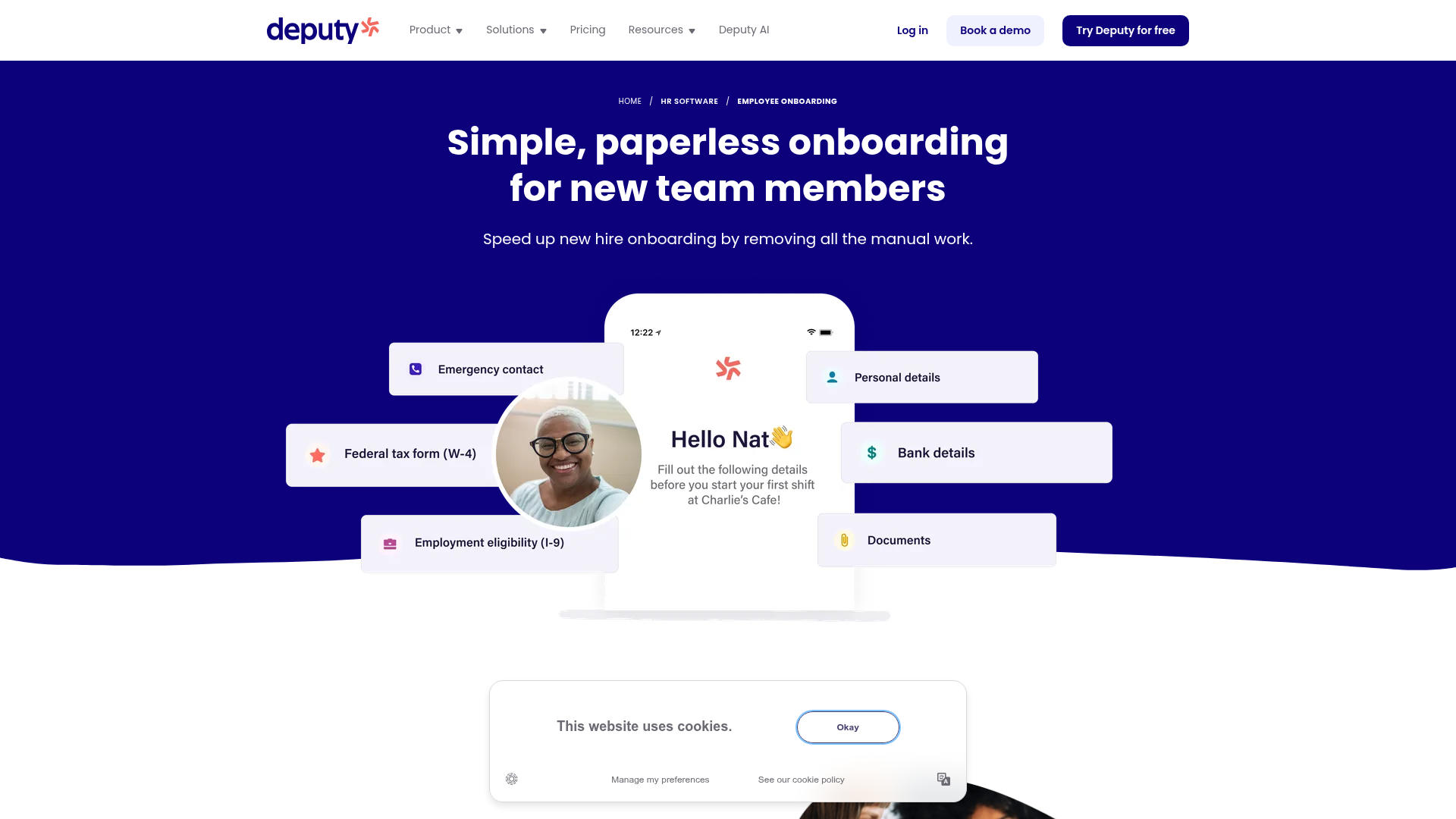 deputy onboarding screenshot