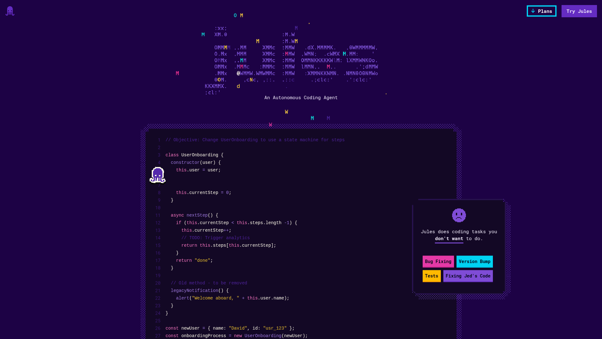 google-jules onboarding screenshot
