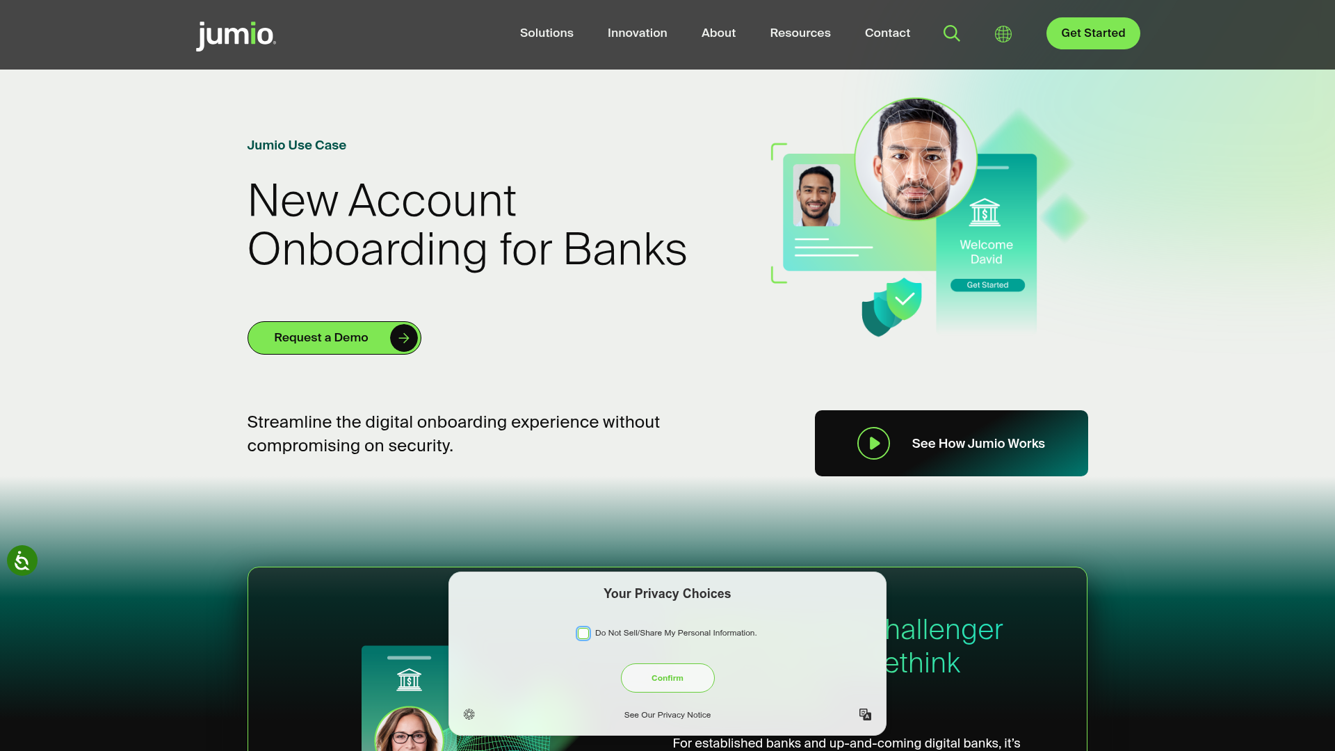 jumio onboarding screenshot