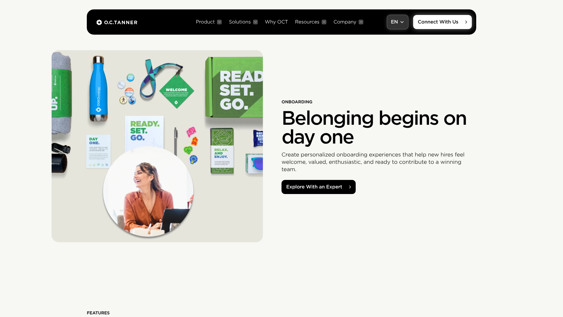 oc-tanner onboarding screenshot