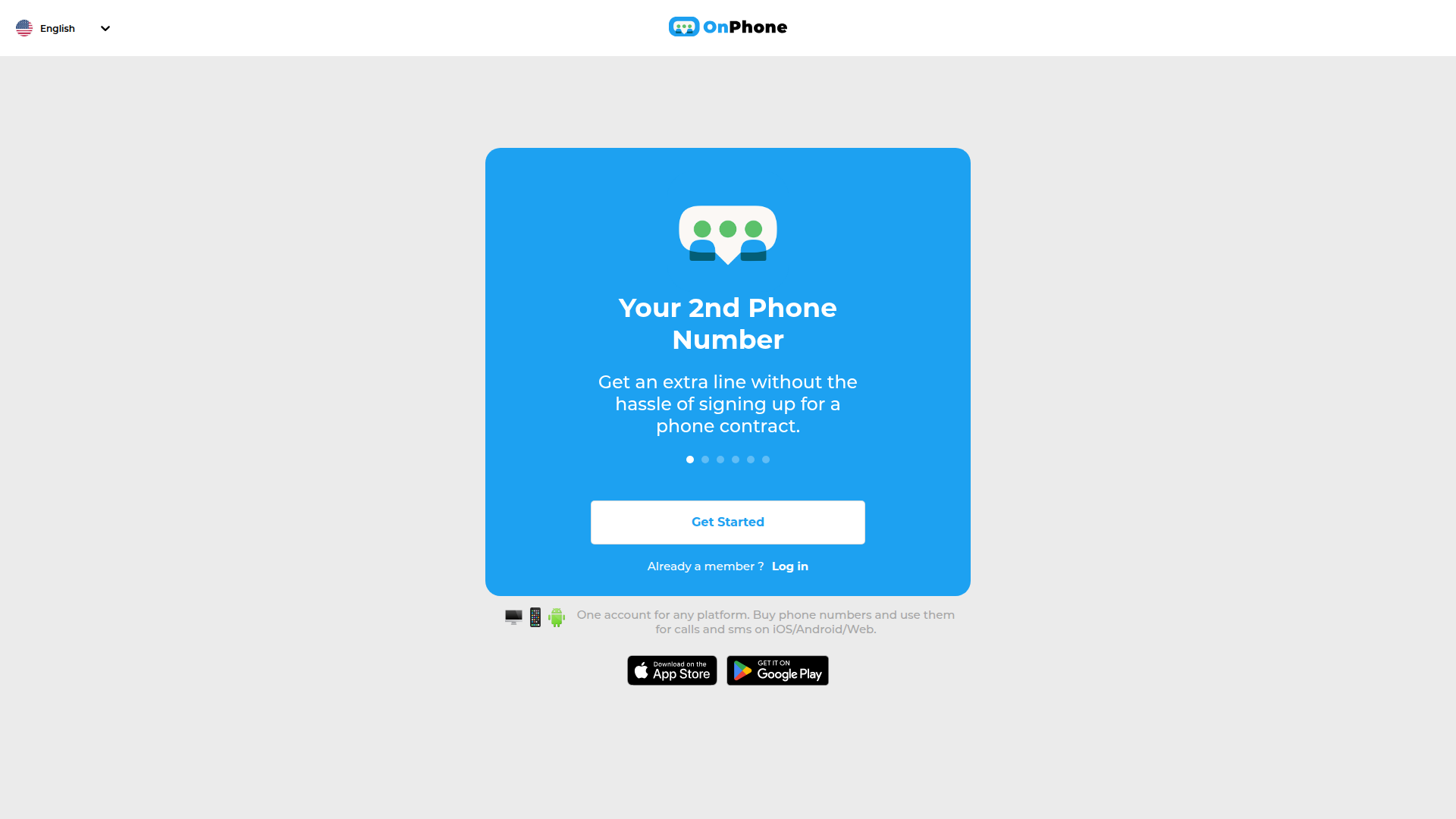 onphone onboarding screenshot
