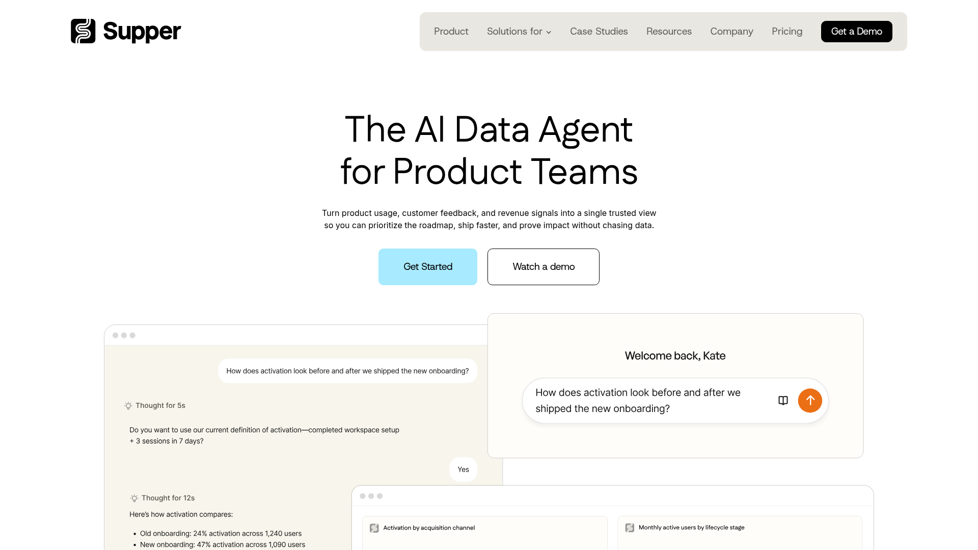 supper onboarding screenshot