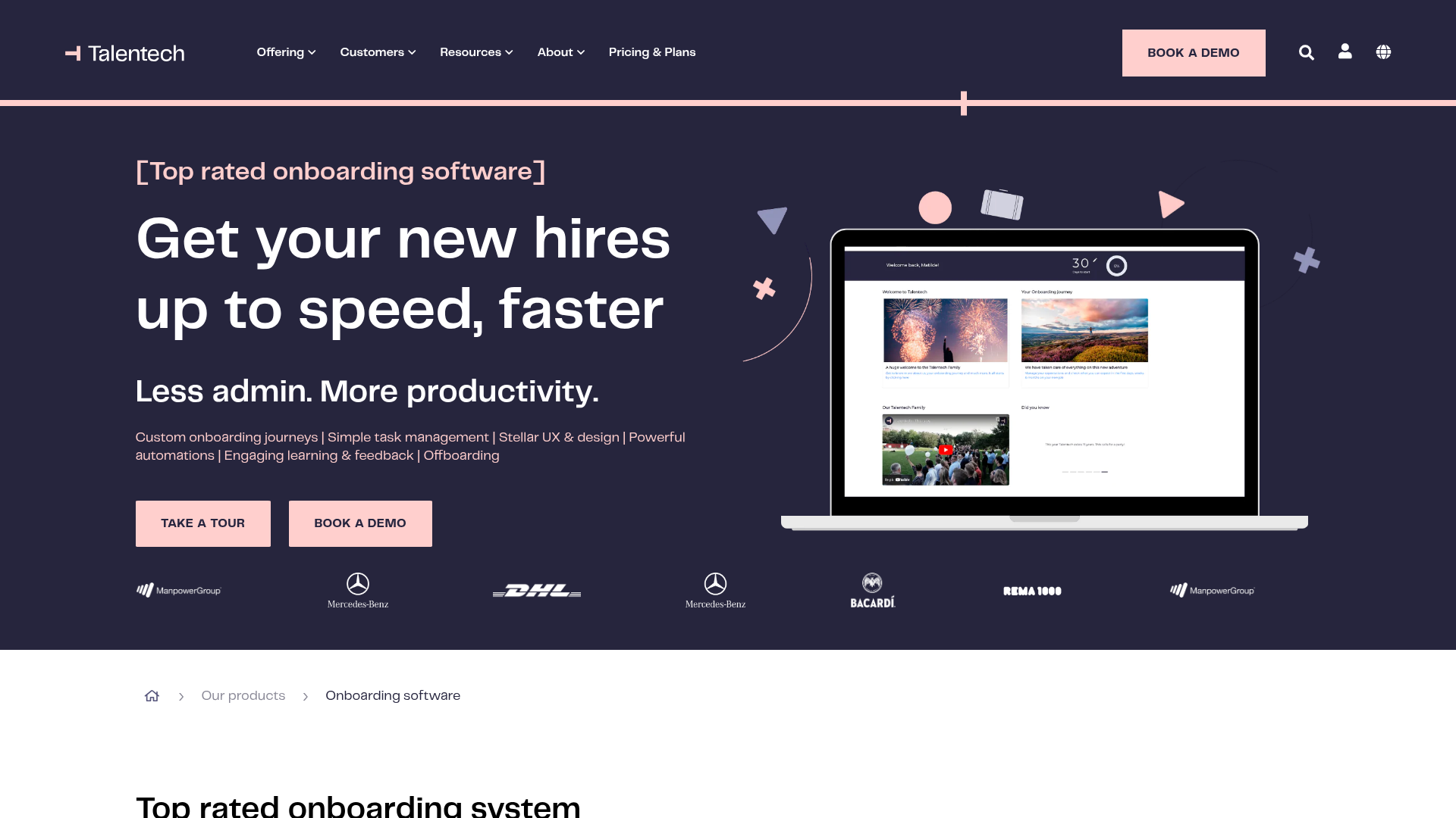 talmundo onboarding screenshot
