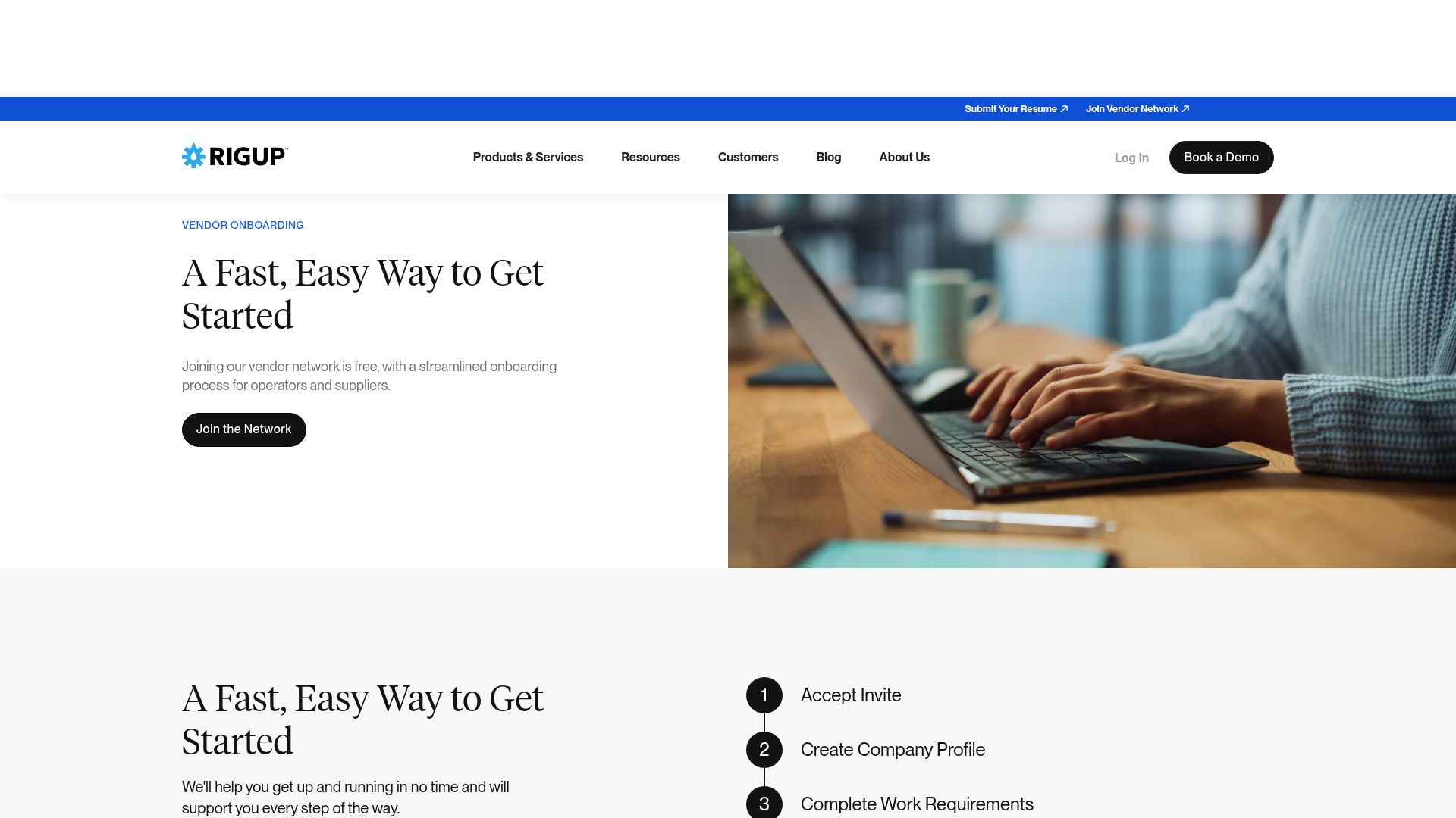 workrise onboarding screenshot