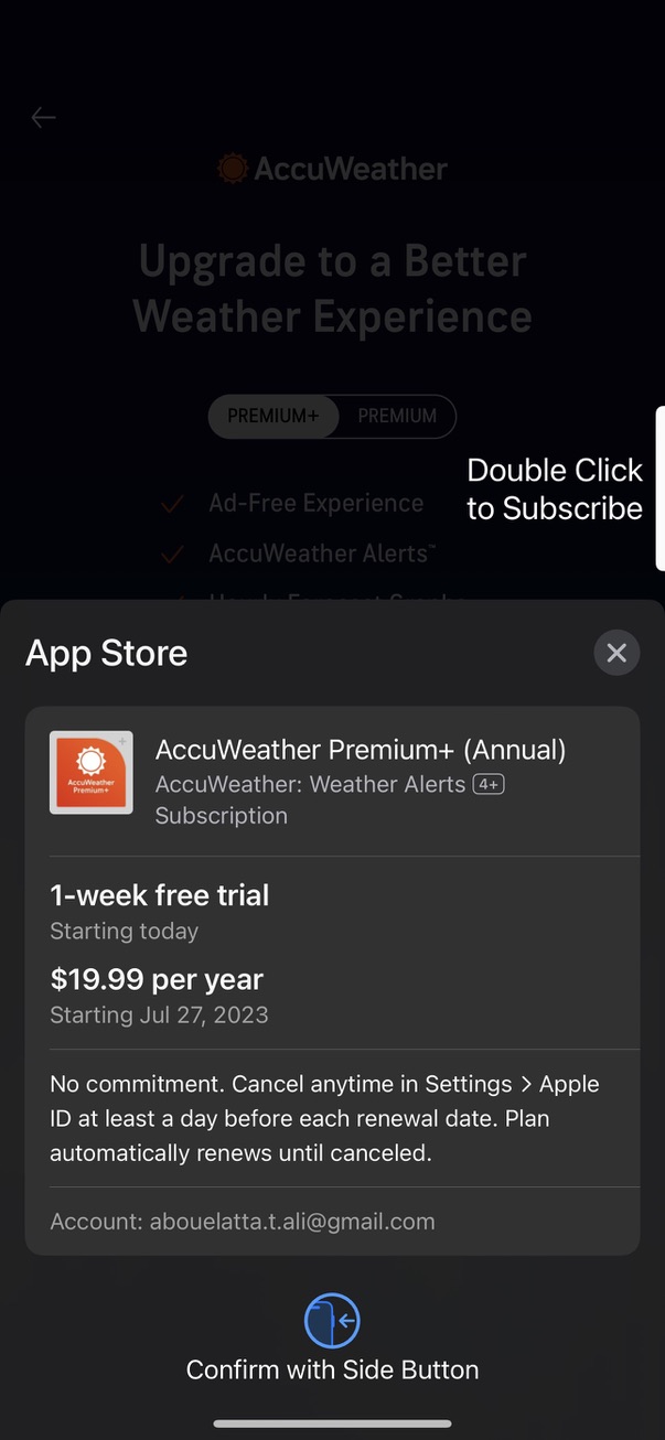 accuweather paywall screenshot
