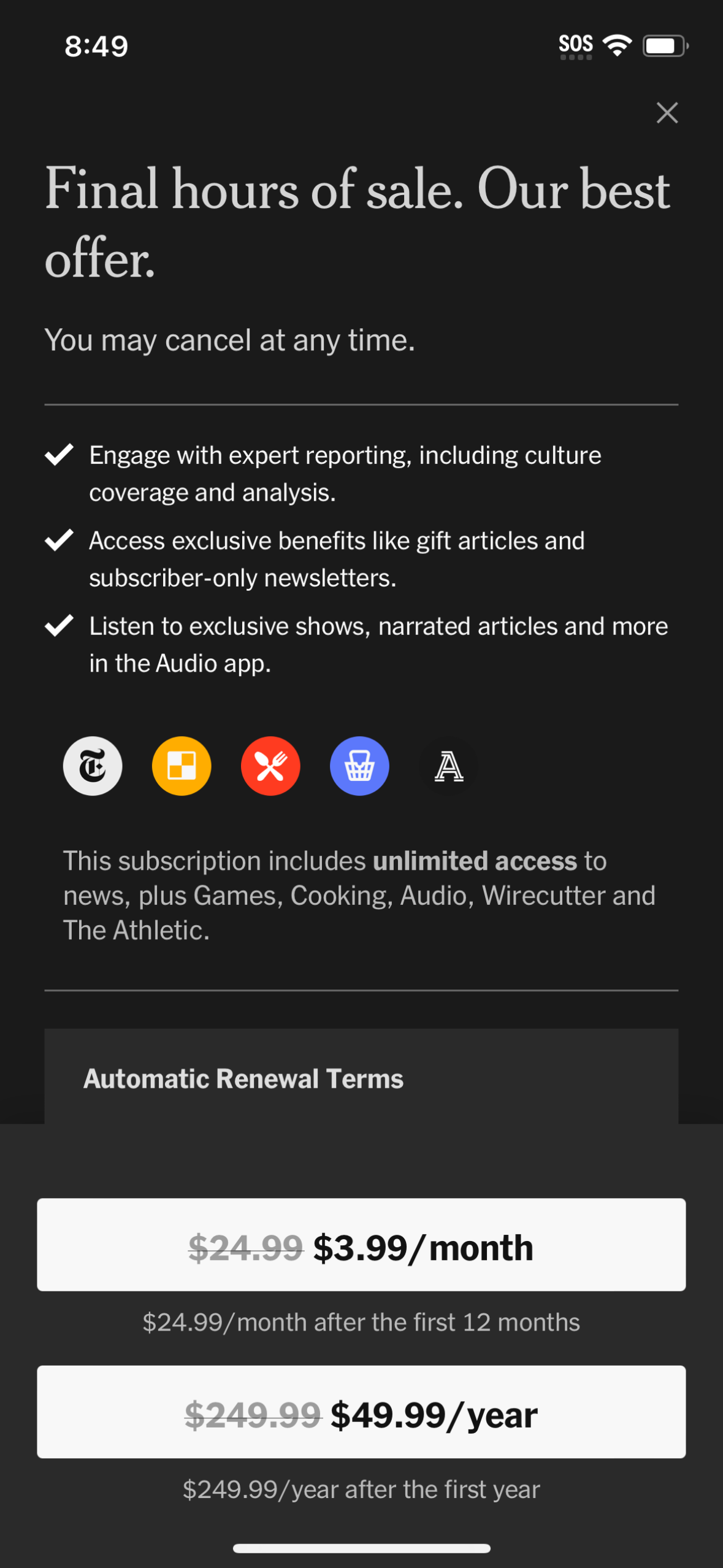 nyt paywall screenshot