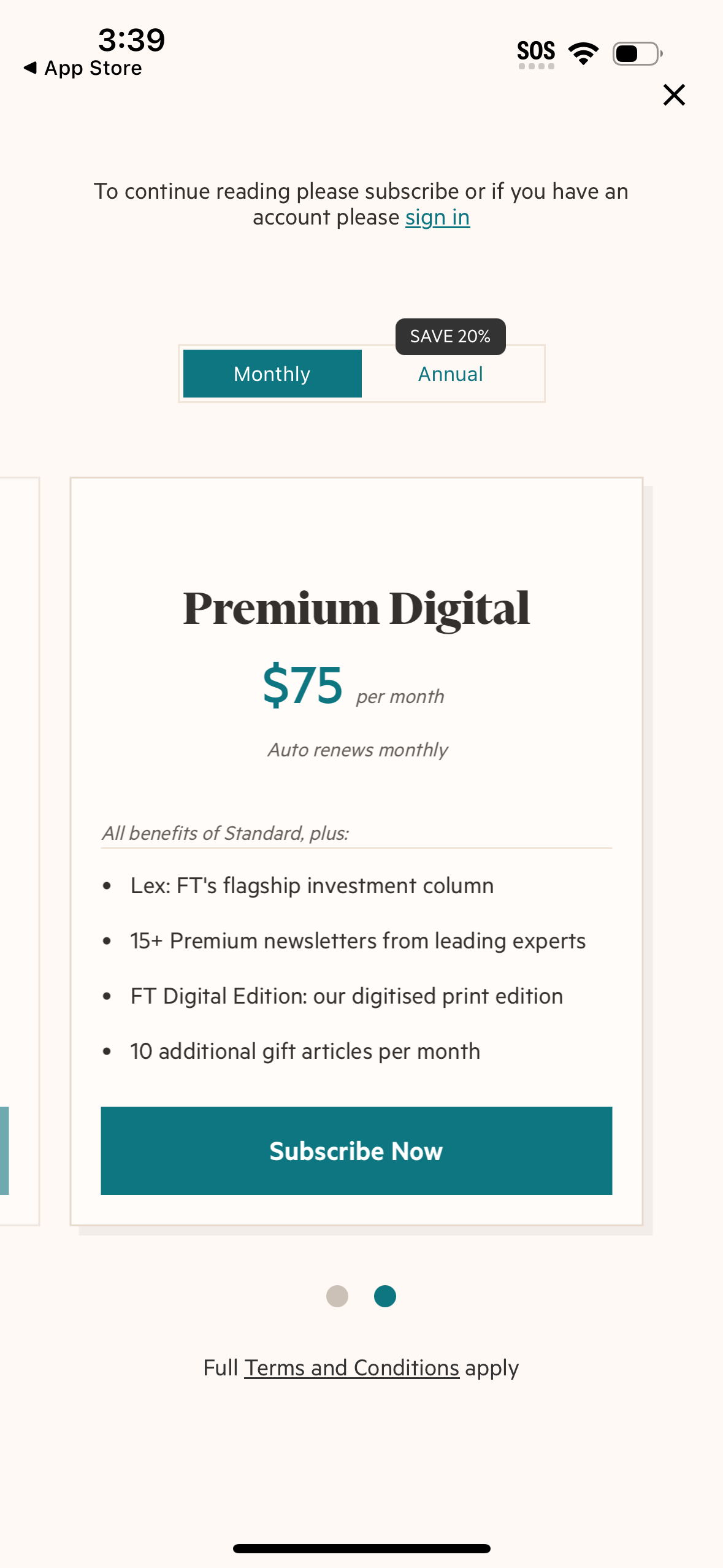 financial-times paywall screenshot