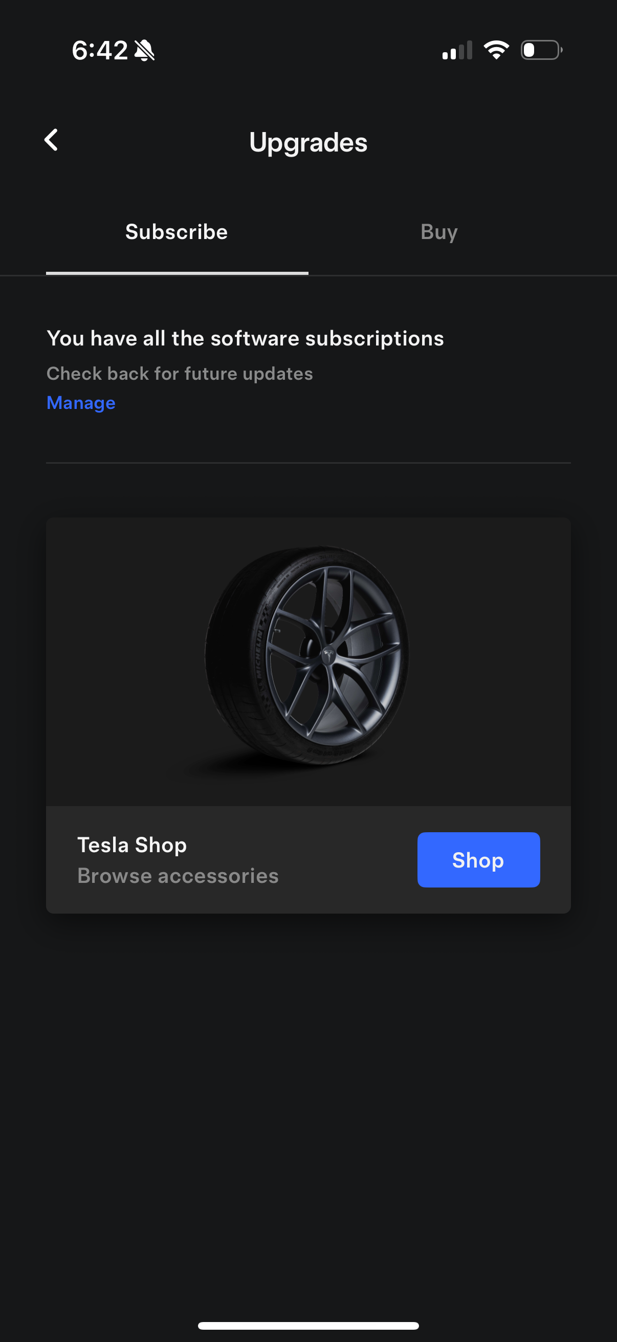 tesla paywall screenshot