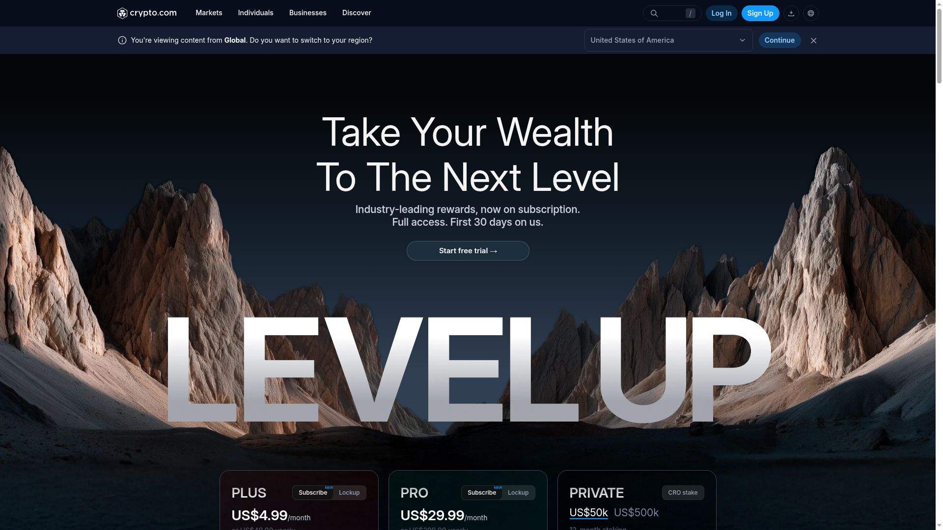 crypto-com paywall screenshot