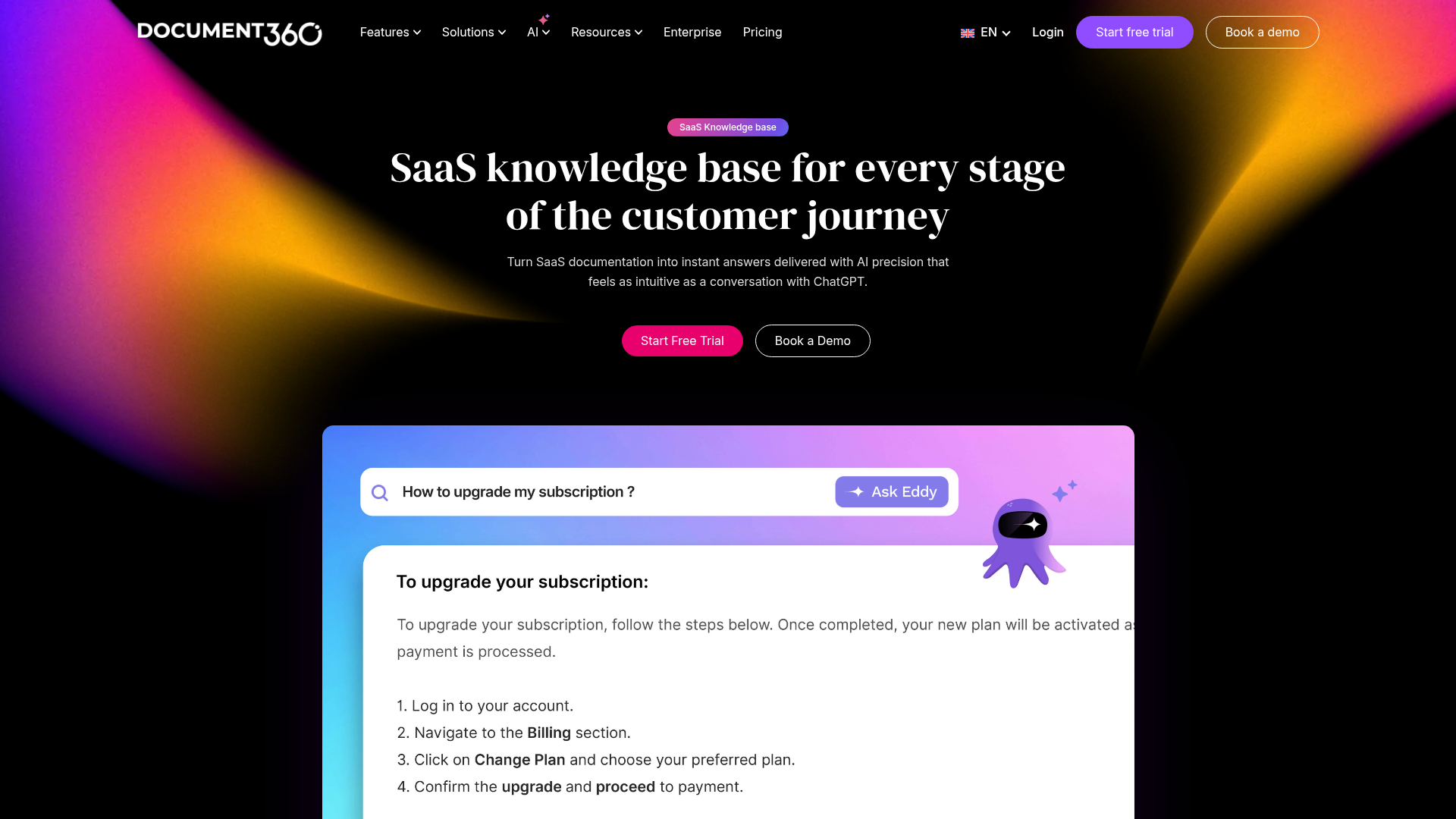 document360 paywall screenshot