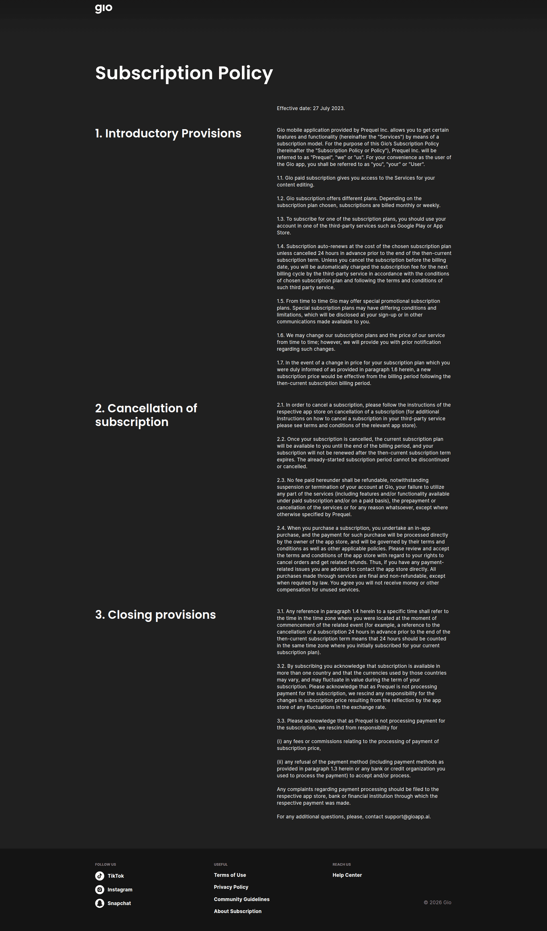 gio paywall screenshot