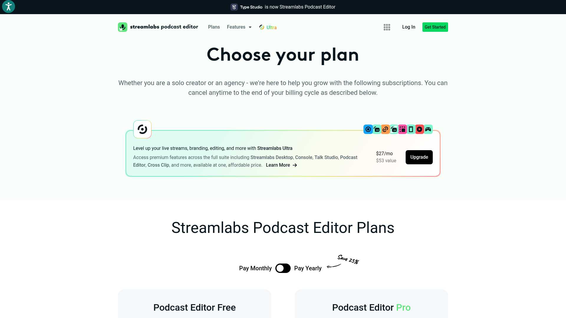 streamlabs paywall screenshot