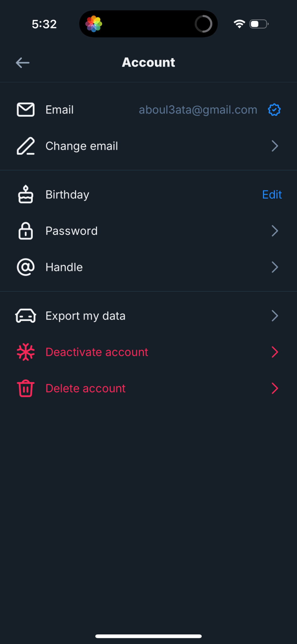 bluesky profile screenshot