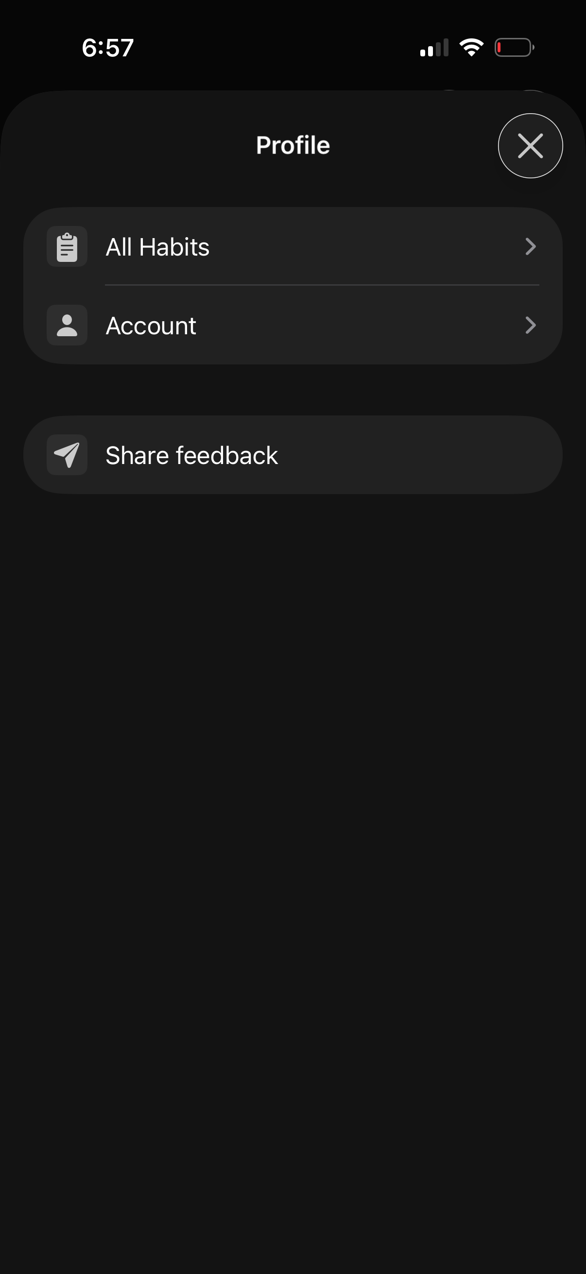 halo-habits profile screenshot