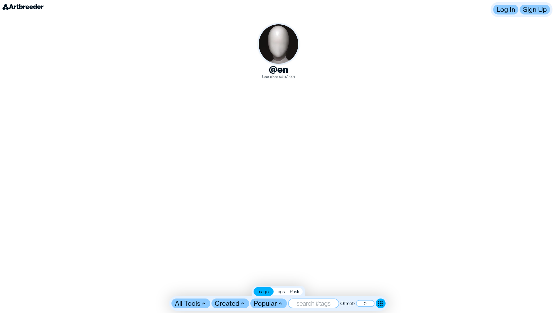 artbreeder profile screenshot