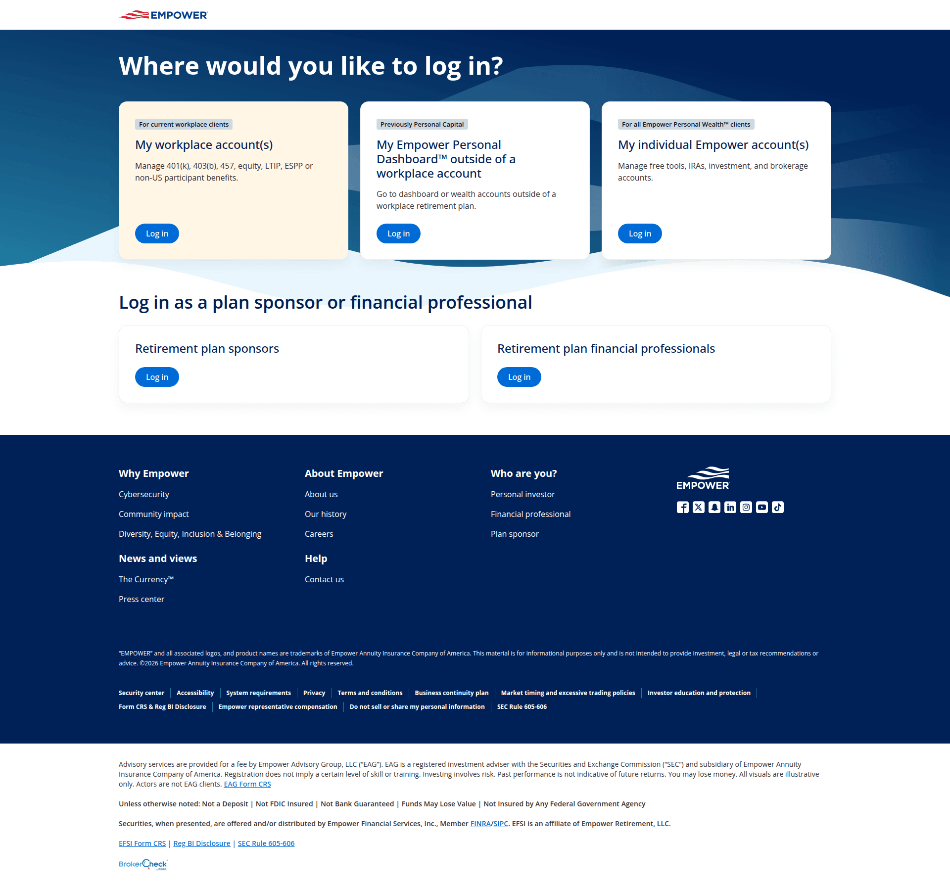empower profile screenshot