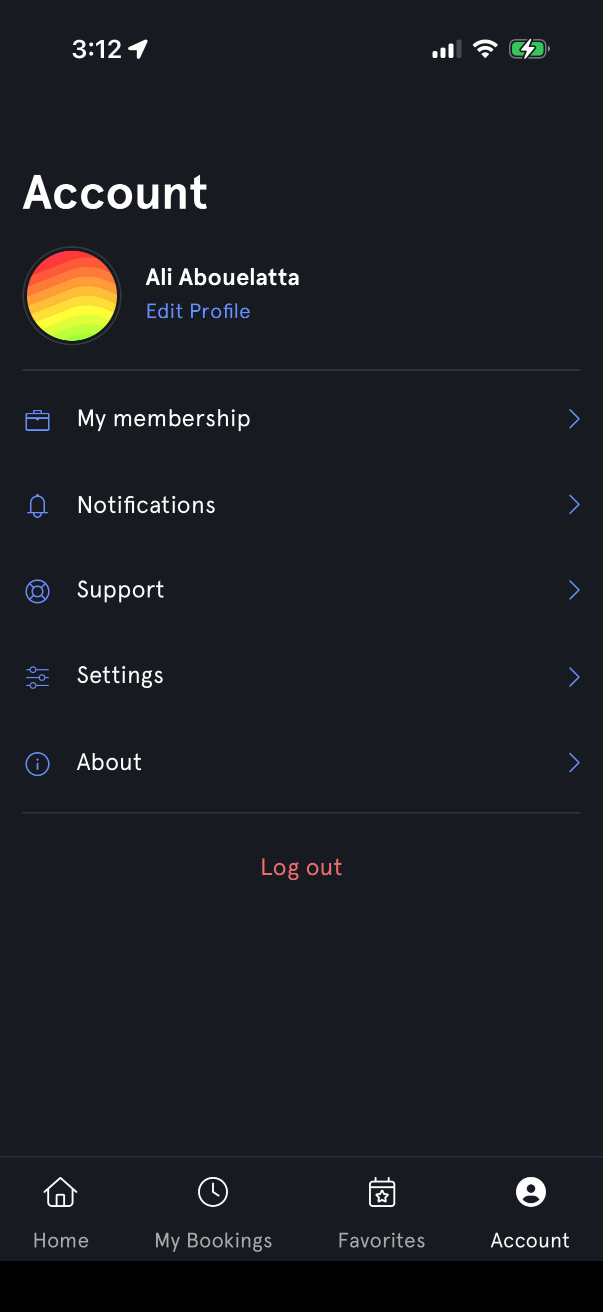 wework profile screenshot