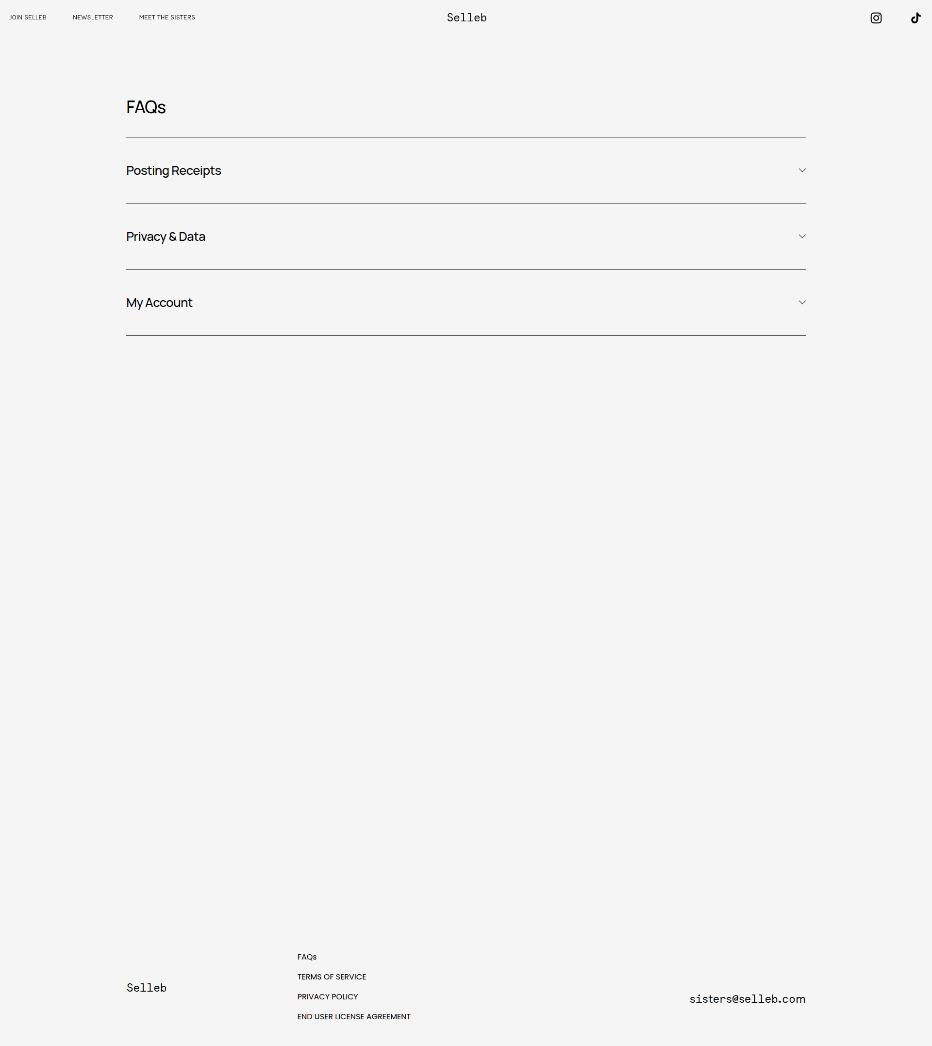 selleb profile screenshot