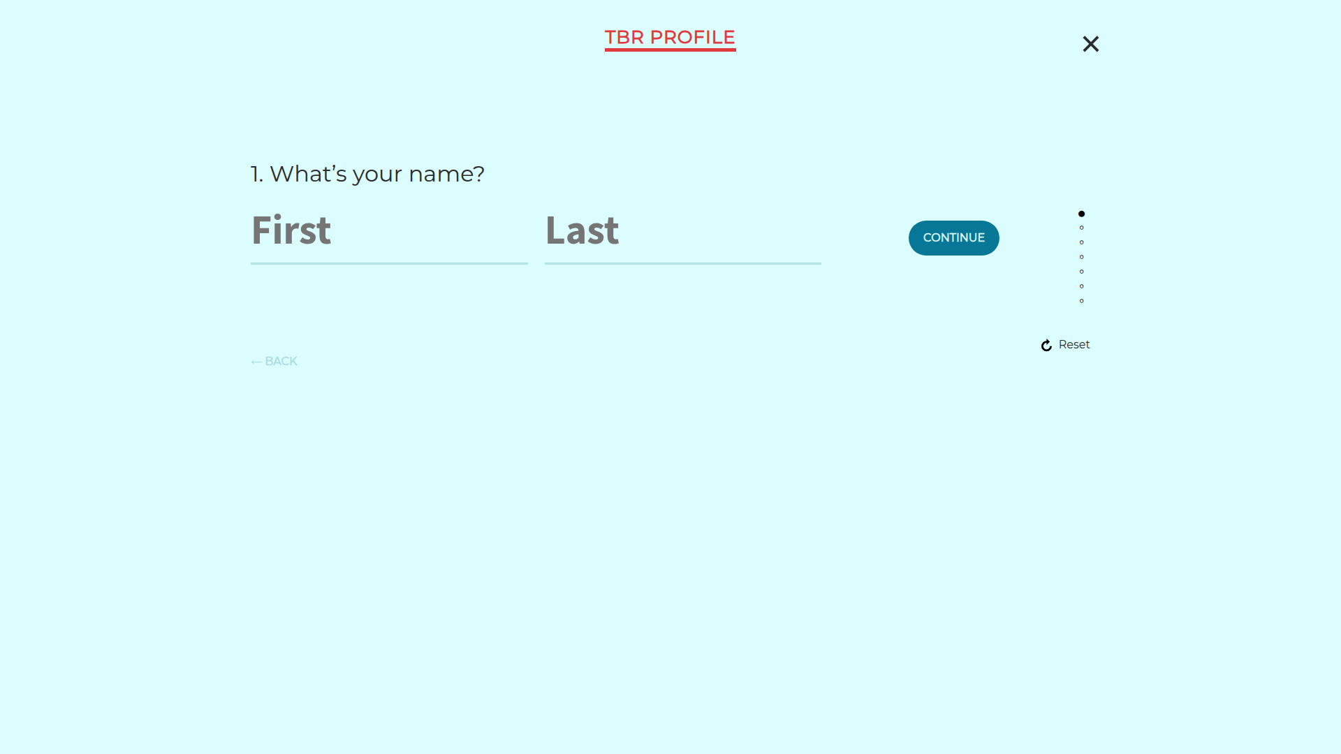 tbr profile screenshot