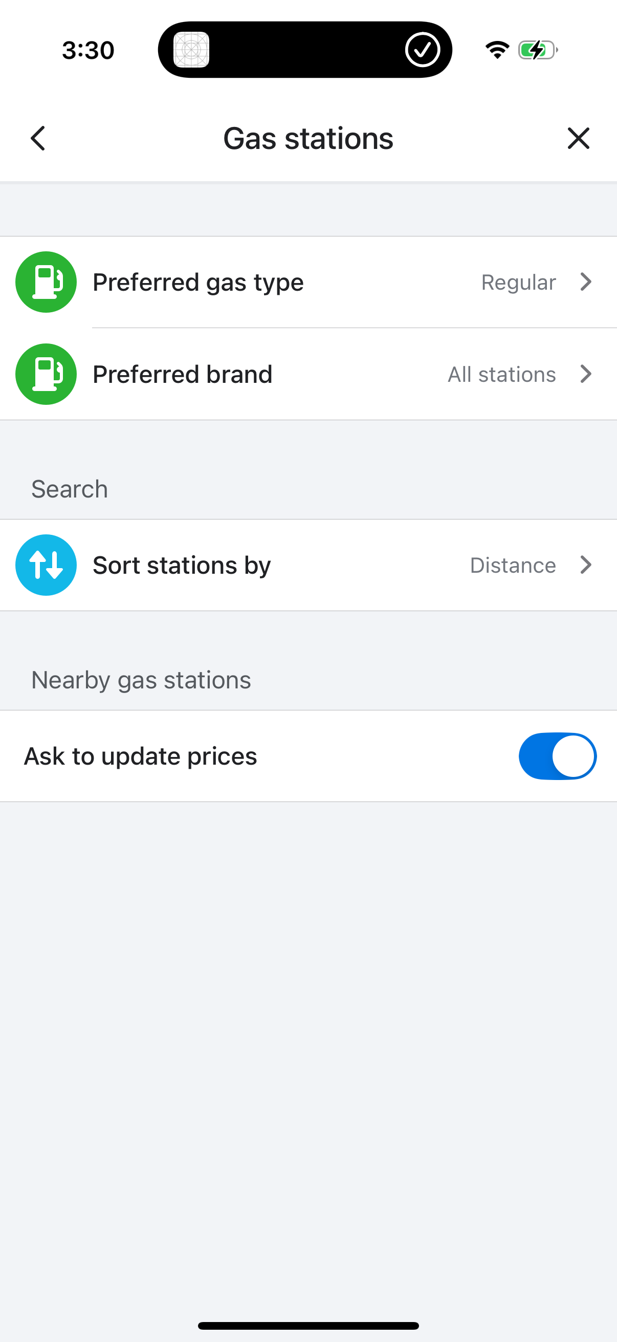 waze search screenshot