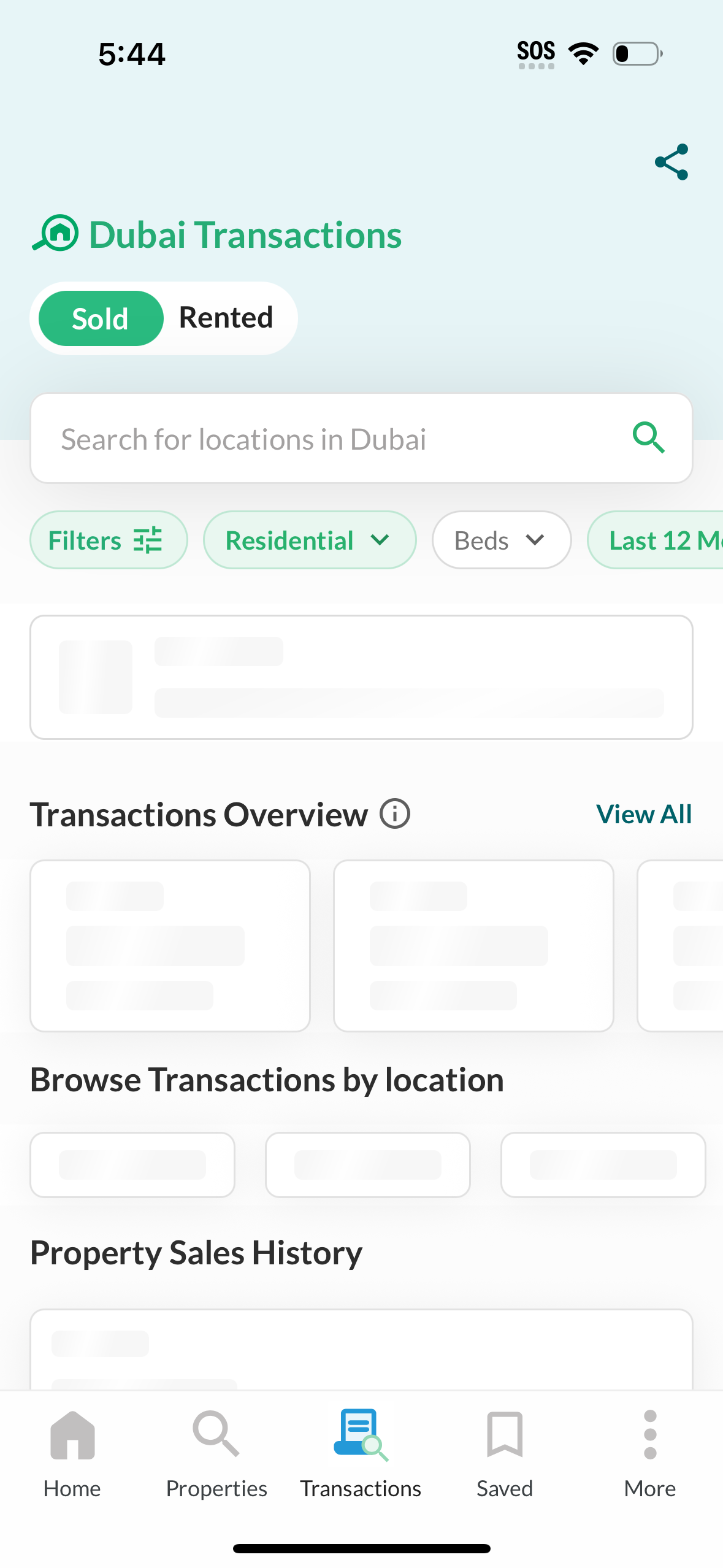 bayut search screenshot