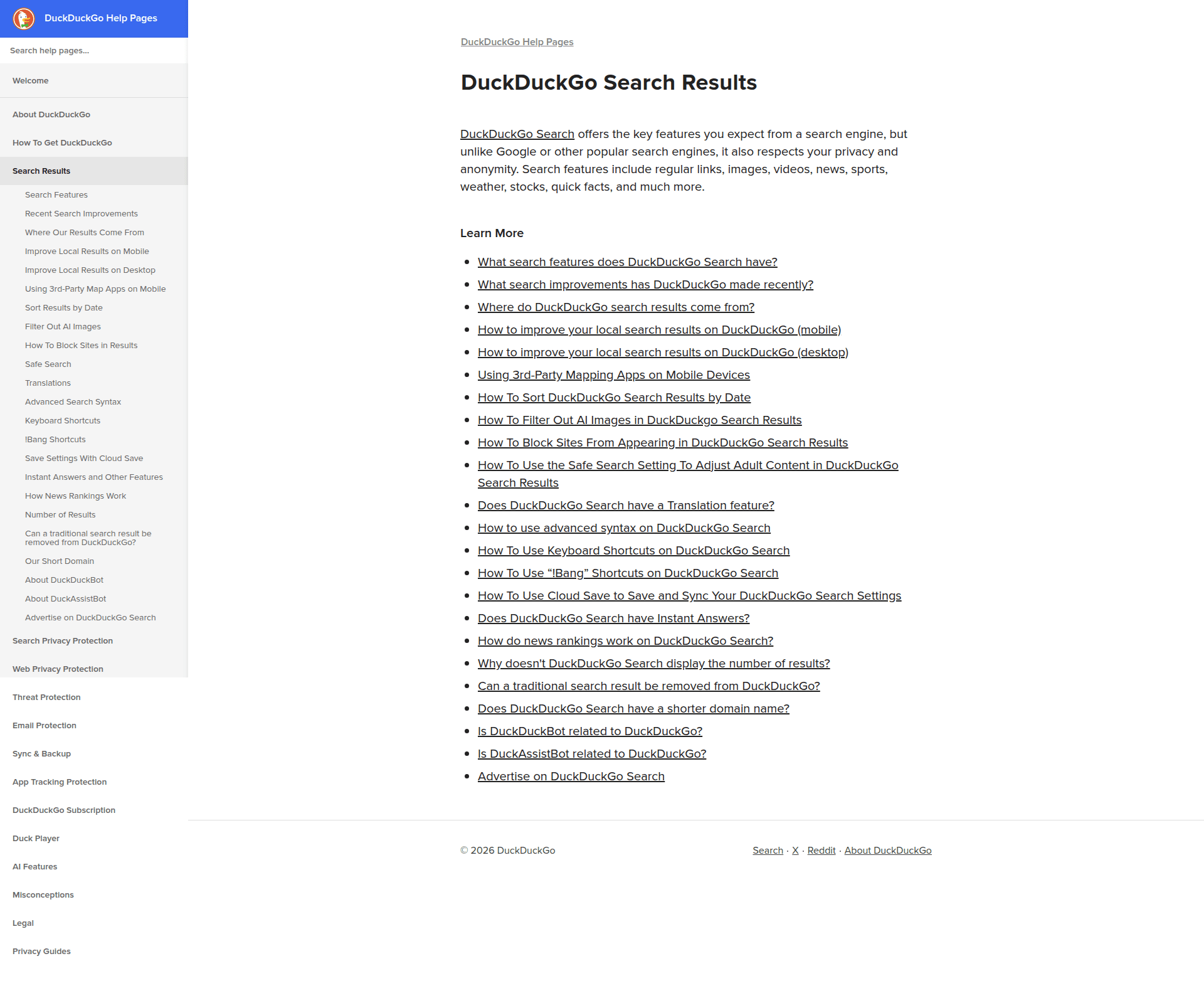 duckduckgo search screenshot