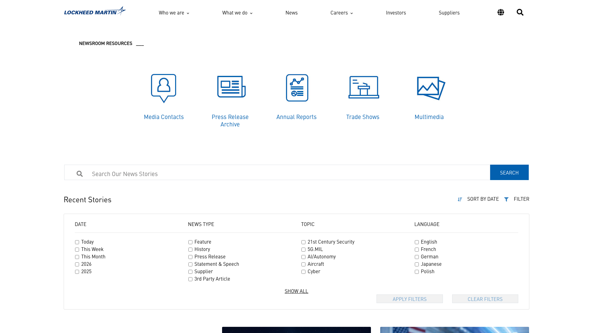 lockheed-martin search screenshot