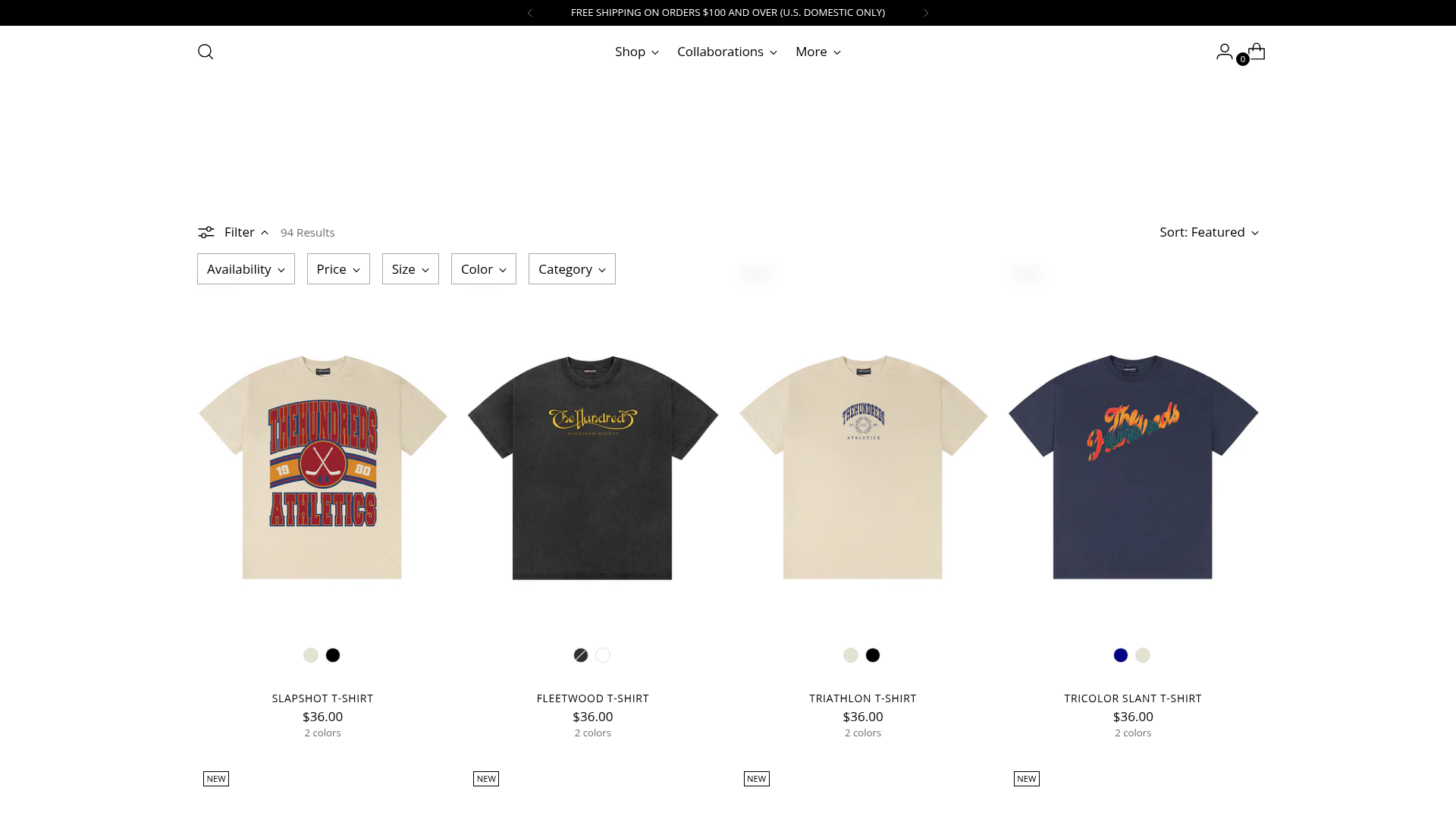 the-hundreds search screenshot