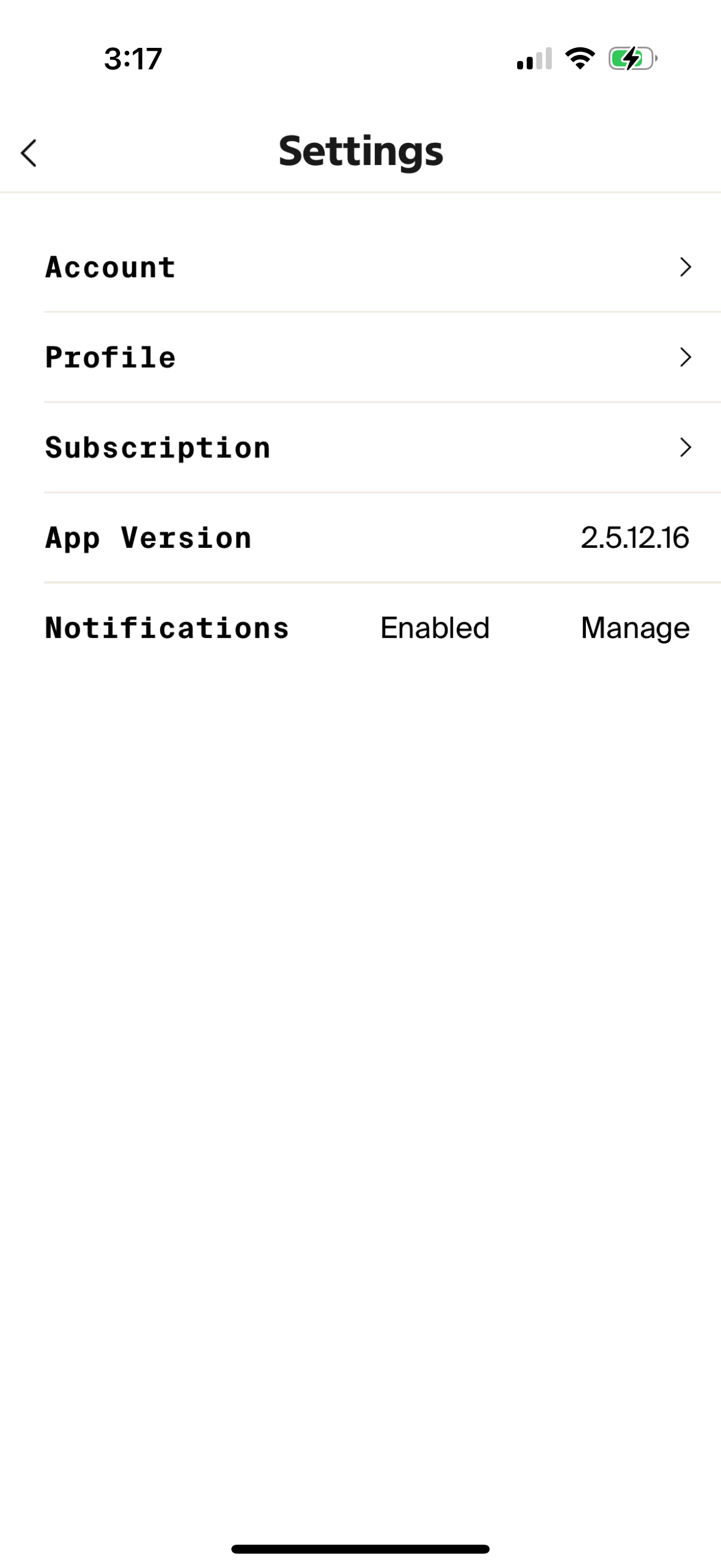 the-information settings screenshot