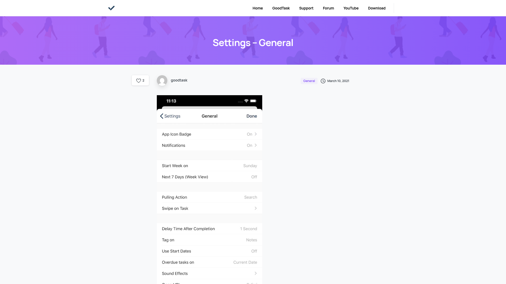 goodtask settings screenshot
