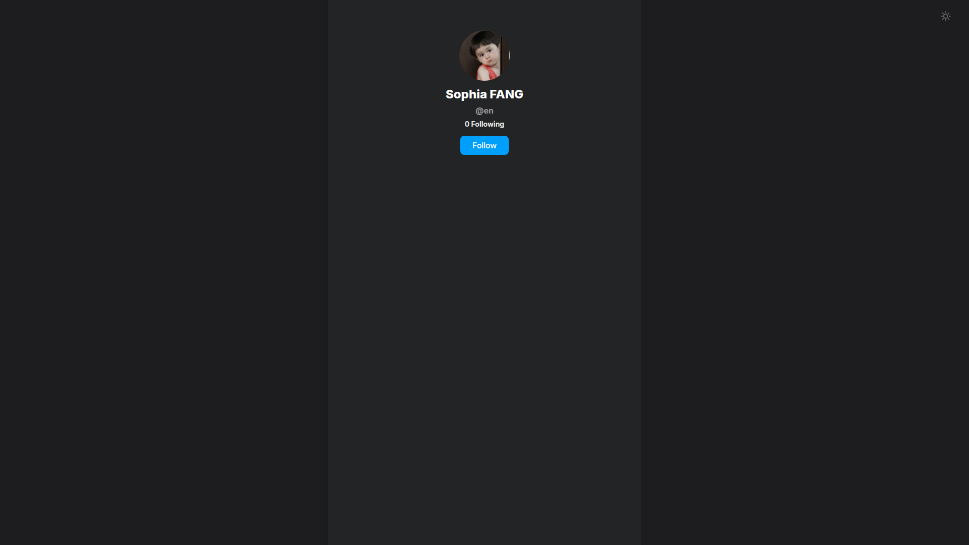 matter settings screenshot