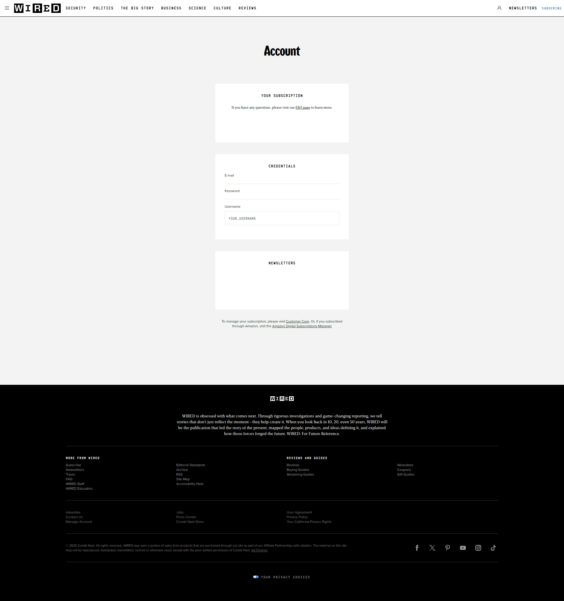 wired settings screenshot
