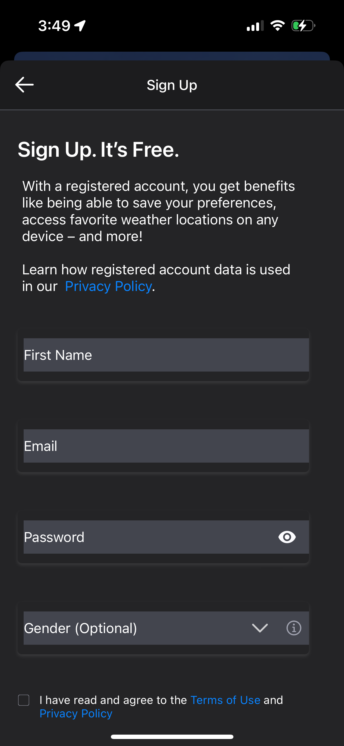 the-weather-channel signup screenshot