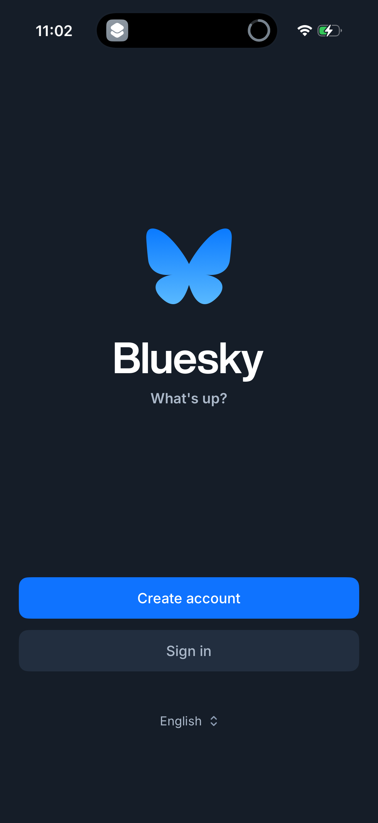 bluesky signup screenshot