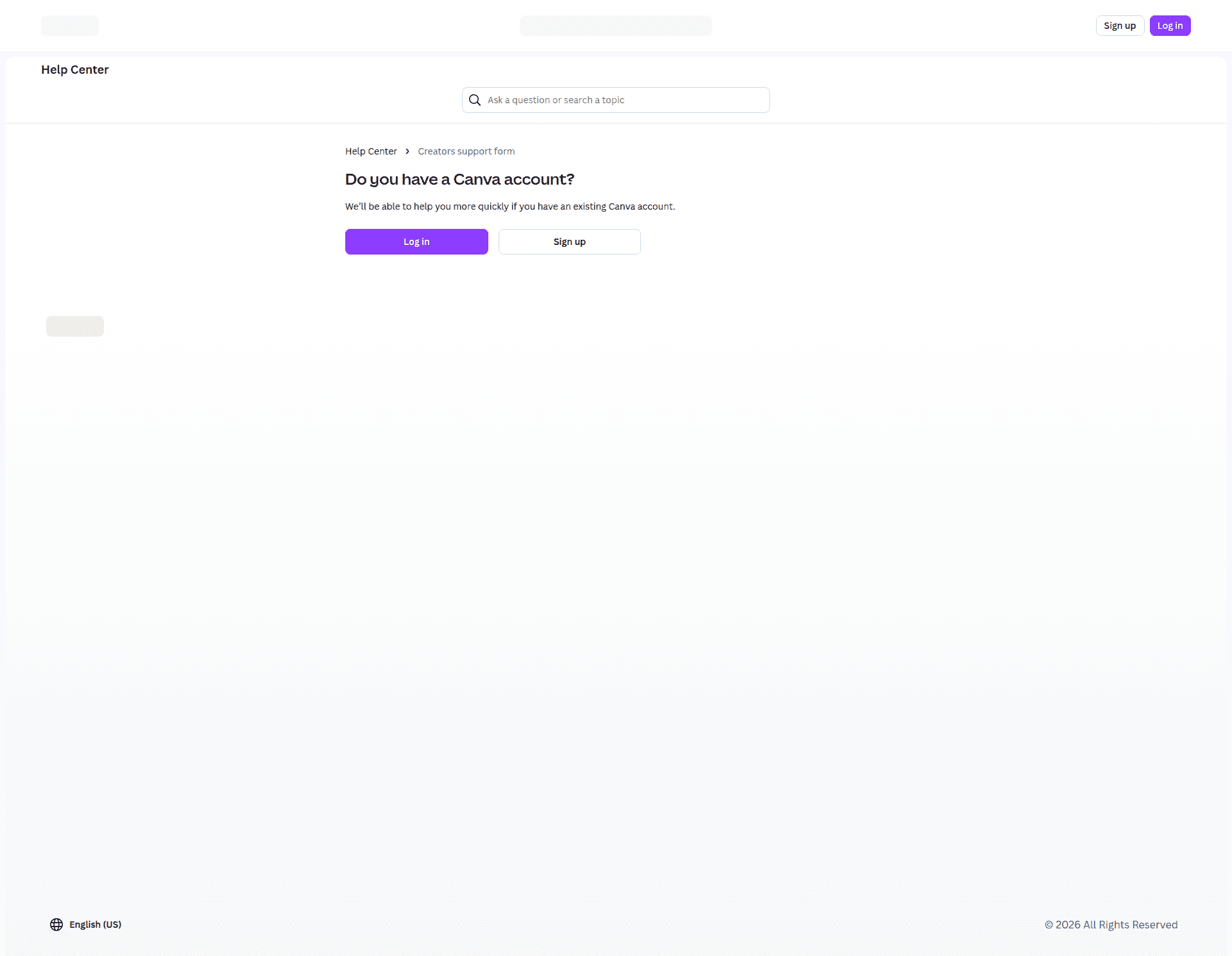 canva signup screenshot