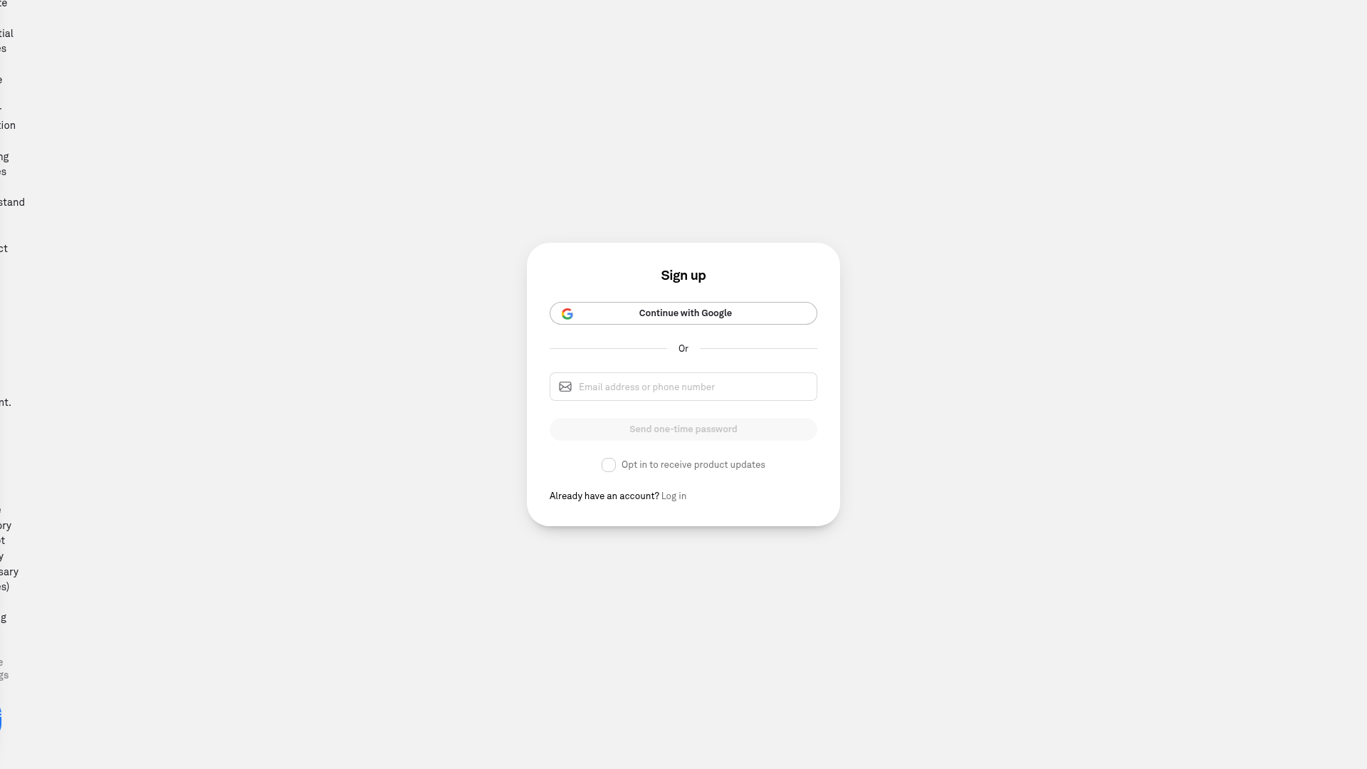 capitol-ai signup screenshot