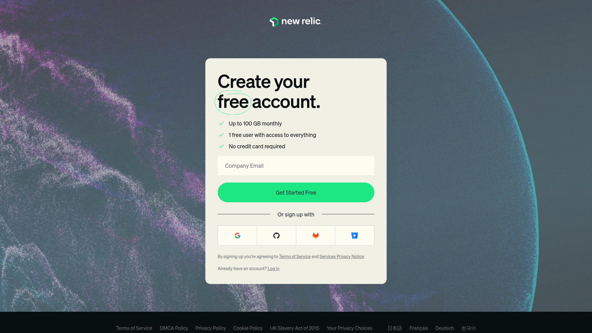 codestream signup screenshot
