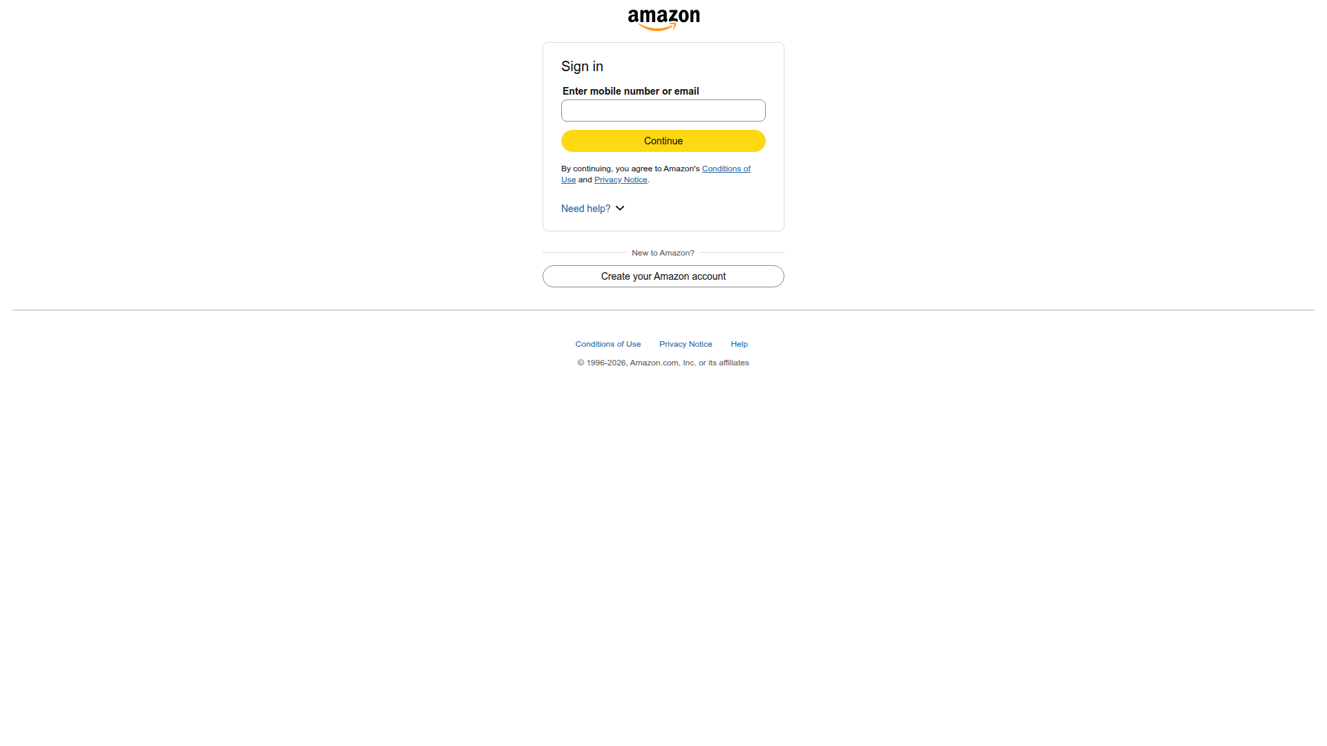 fire-tv signup screenshot