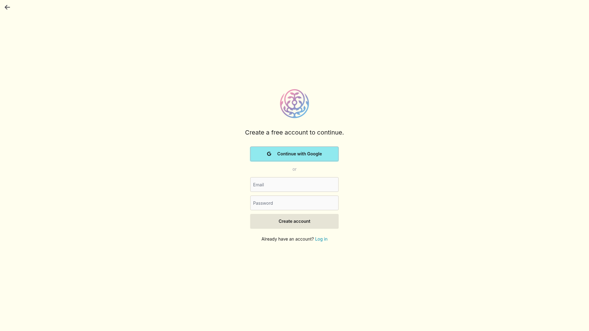 iliad signup screenshot