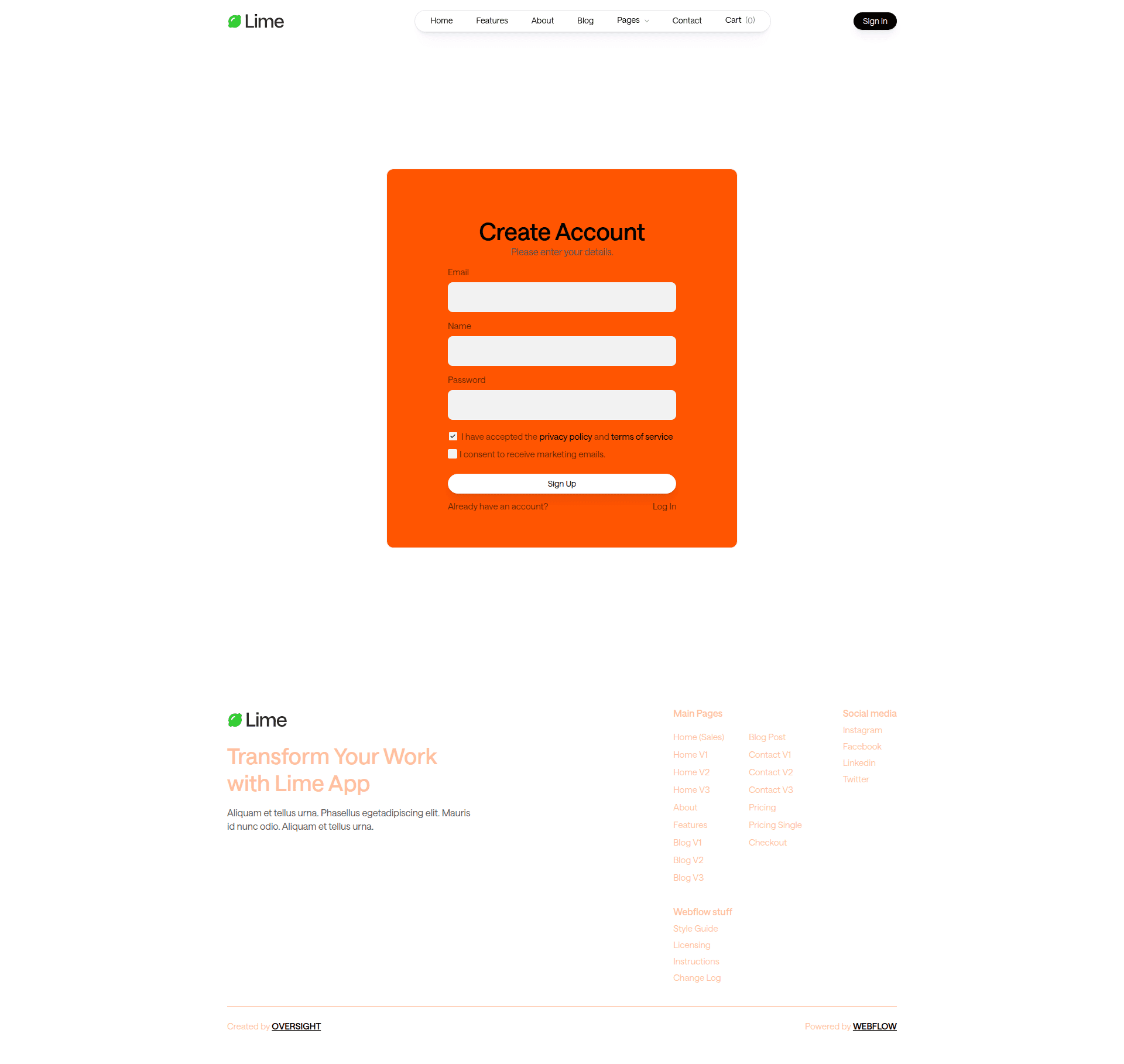 mozi signup screenshot