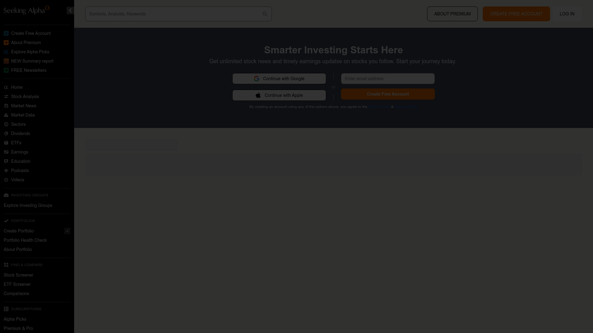 seeking-alpha signup screenshot